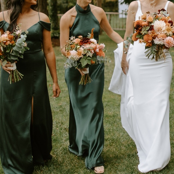 Jenny Yoo emerald green bridesmaids dress - Picture 1 of 4